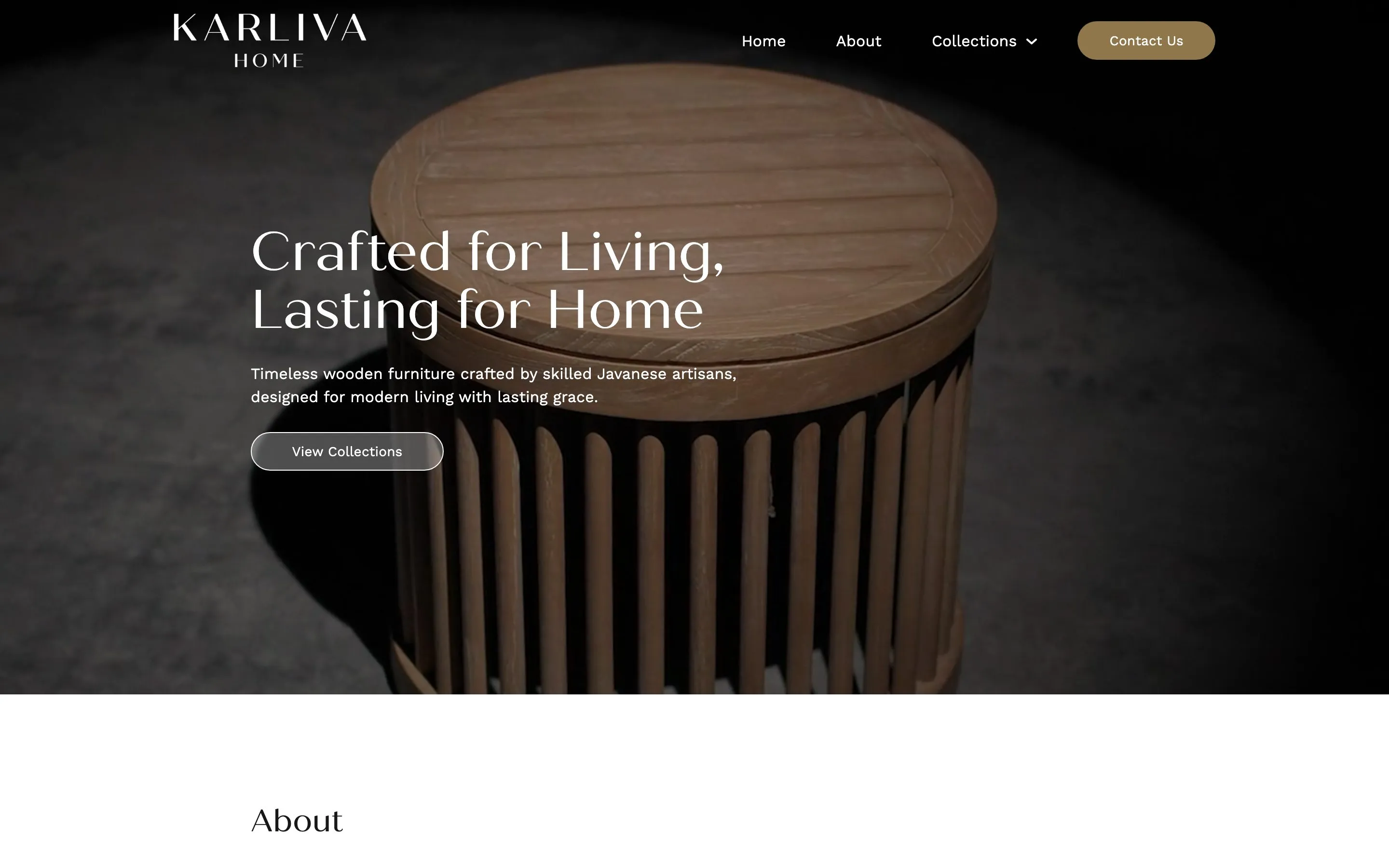 KarlivaHome — Landing page & catalogue